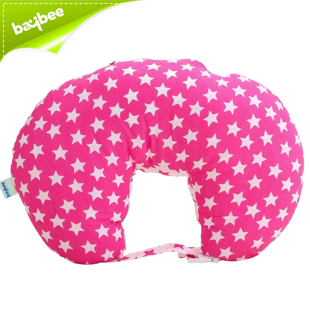 Portable Baby Breast Feeding Pillow for New Born Baby | Infant Baby Nursing Feeding Pillow for Breastfeeding with Removable Cover, Cotton Pillow | Feeding Pillow for New Born Baby