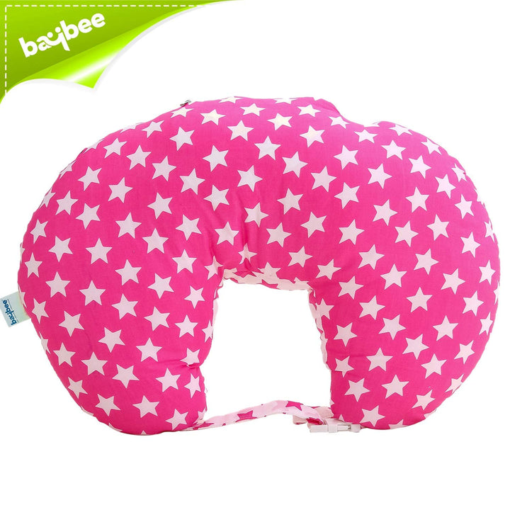 Portable Baby Breast Feeding Pillow for New Born Baby | Infant Baby Nursing Feeding Pillow for Breastfeeding with Removable Cover, Cotton Pillow | Feeding Pillow for New Born Baby