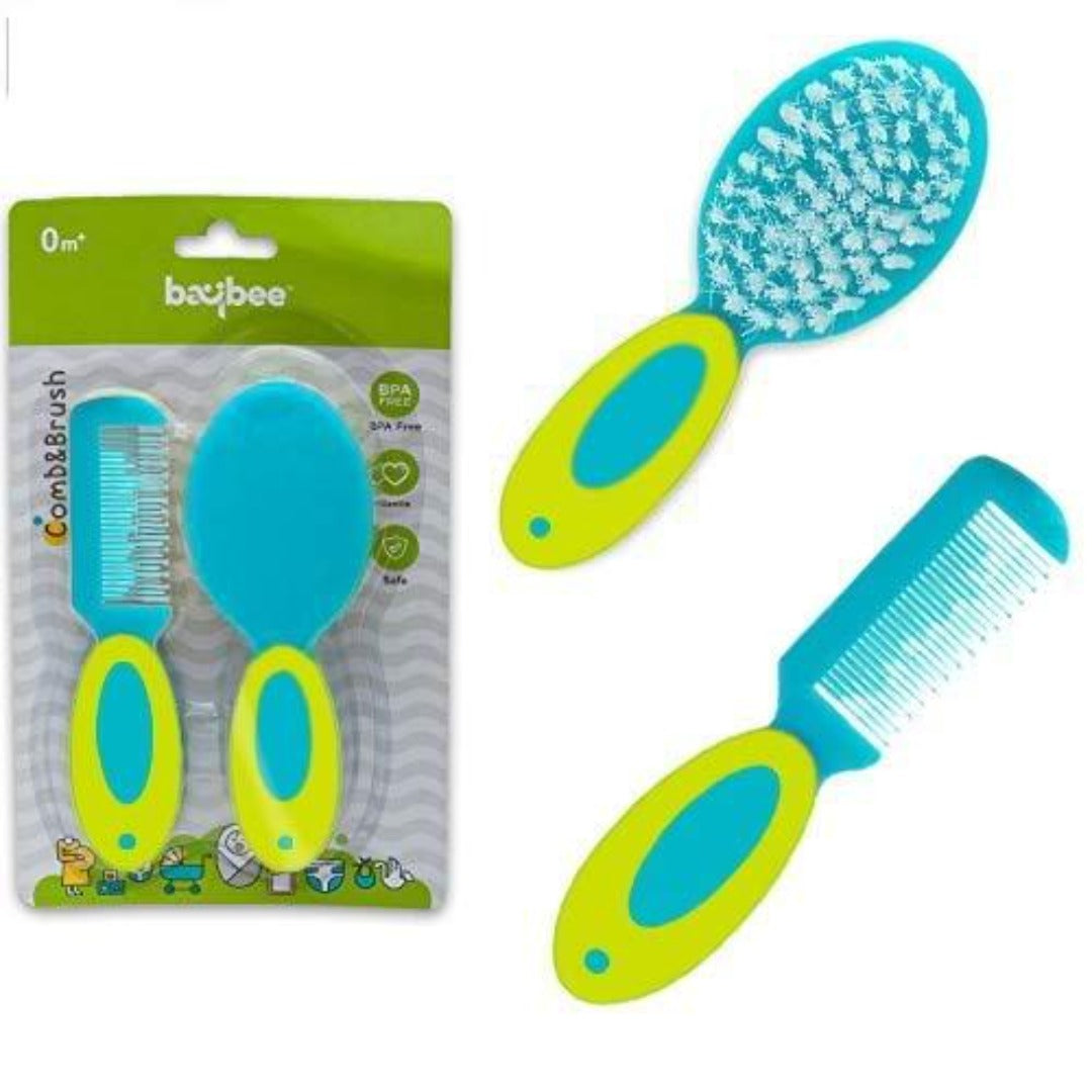 Comb and Brush Set Baby Care Grooming Set for Newborns Assorted Color