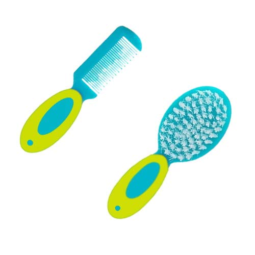 Comb and Brush Set Baby Care Grooming Set for Newborns Assorted Color