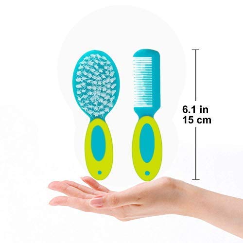 Comb and Brush Set Baby Care Grooming Set for Newborns Assorted Color