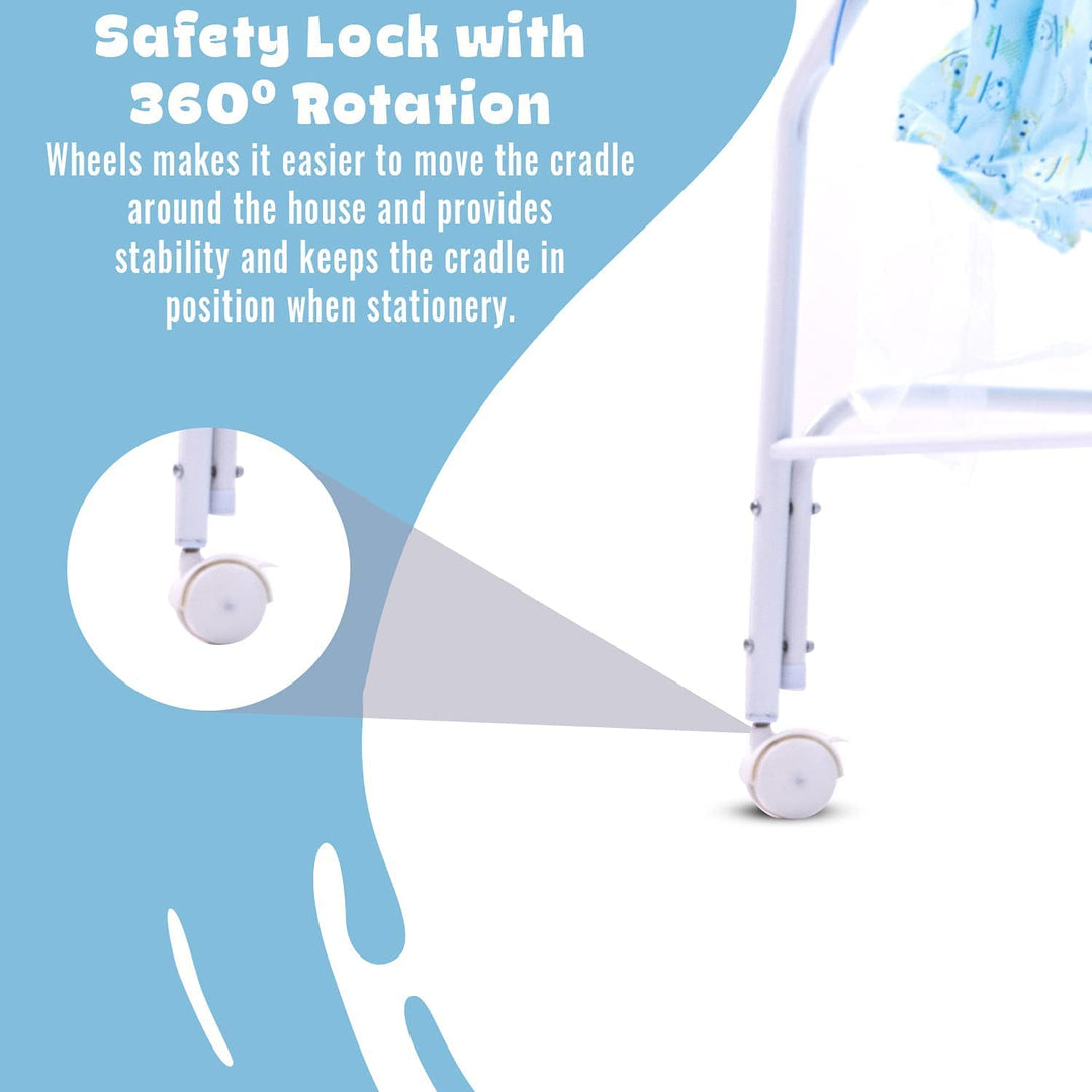 Cradle for Baby/Infants-Baby Swing Cradle Toddler Bassinet Bed & Crib with Mosquito Net for Sleeping Baby Swing Cradle for Toddler Boys and Girls 0 to 12 Months