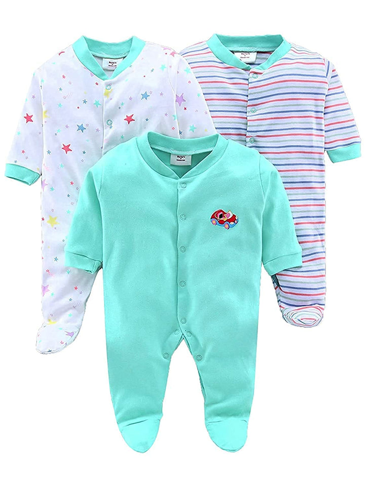 Cotton Full Sleeve Baby Bodysuits Romper for New Born