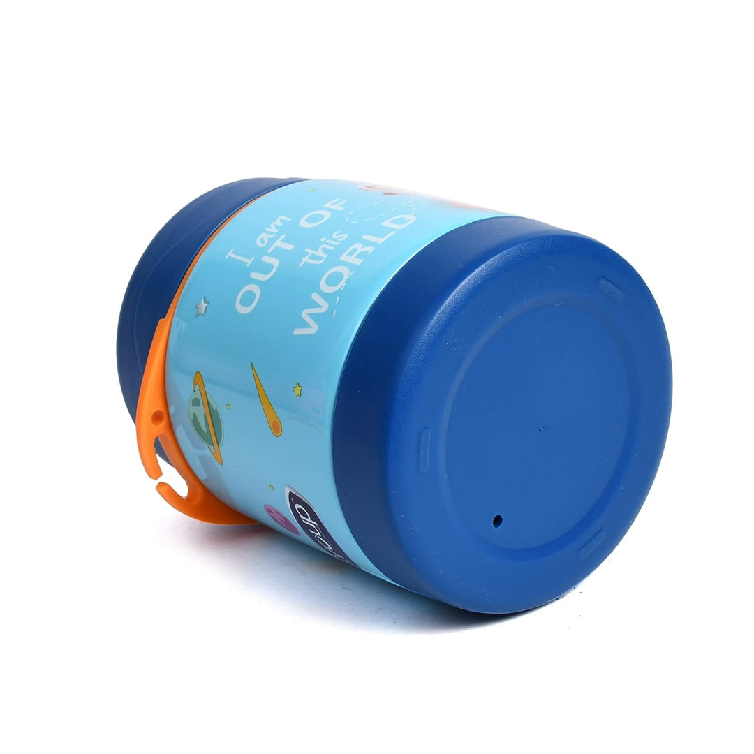 YOUP Stainless Steel Insulated Purple Pink Color Food Jar with Fork MUNCHKIN-325 ml