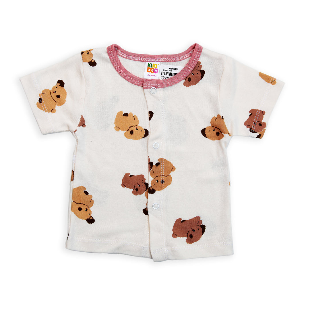 NEW BORN BABY BOYS/GIRLS COTTON HALF SLEEVE