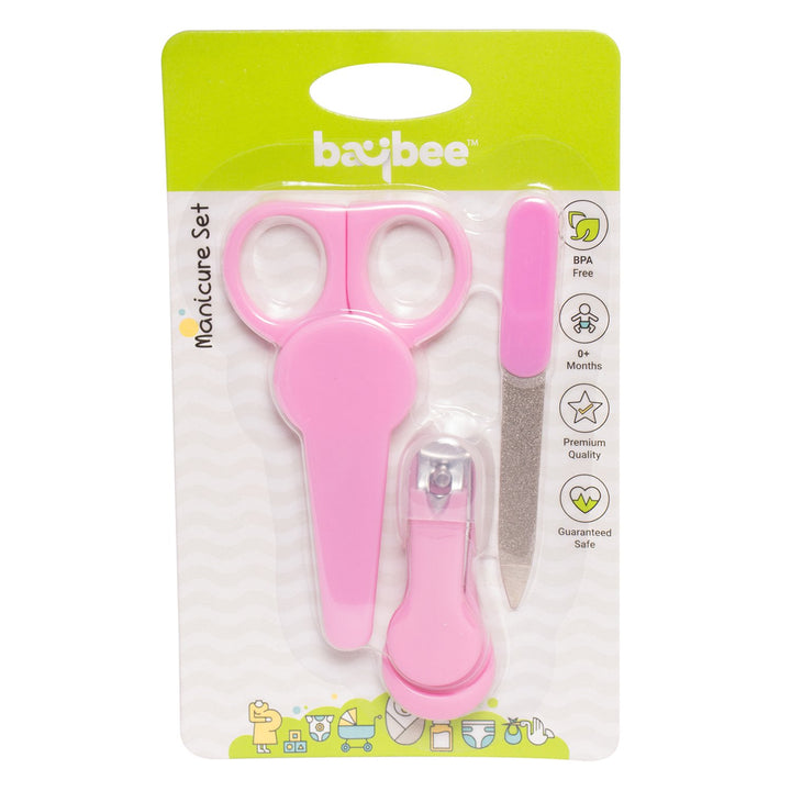 Baby/Newborn Manicure Nail Scissor Set | Pedicure Grooming Kit for Children | Nail Clipper (Blue)