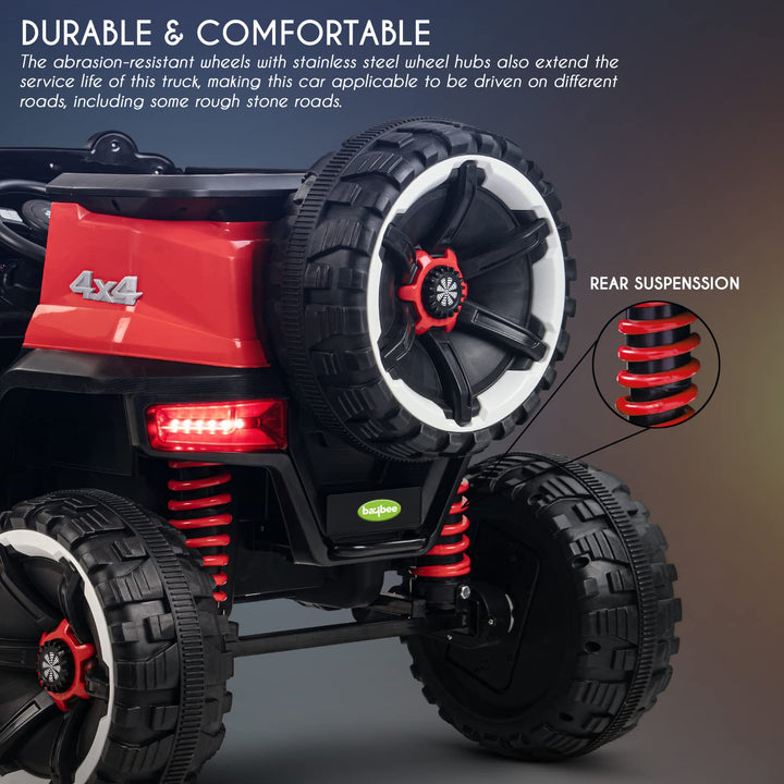 Kidzon Hulk Kids Battery Operated Jeep for Kids with Music & Light