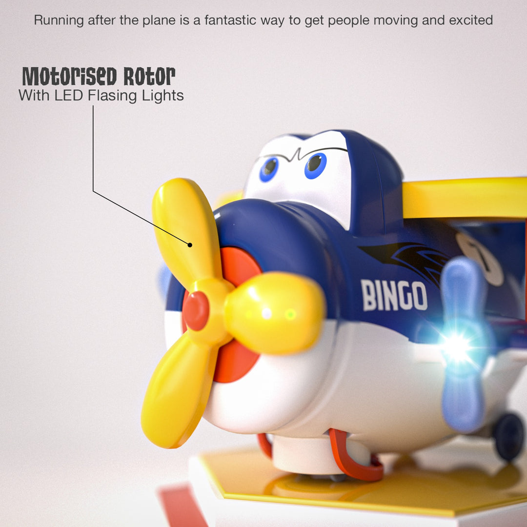 Bingo Airplane Toys - BPA Free, Aero Plane for Improving Aeronautical Knowledge of Children