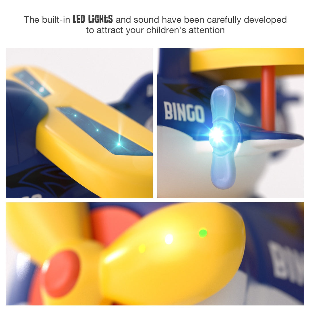 Bingo Airplane Toys - BPA Free, Aero Plane for Improving Aeronautical Knowledge of Children