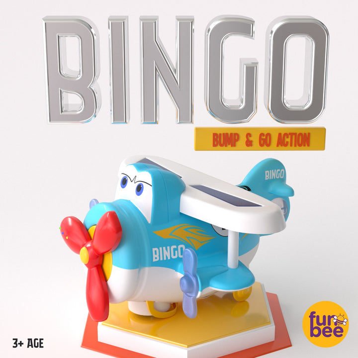 Bingo Airplane Toys - BPA Free, Aero Plane for Improving Aeronautical Knowledge of Children