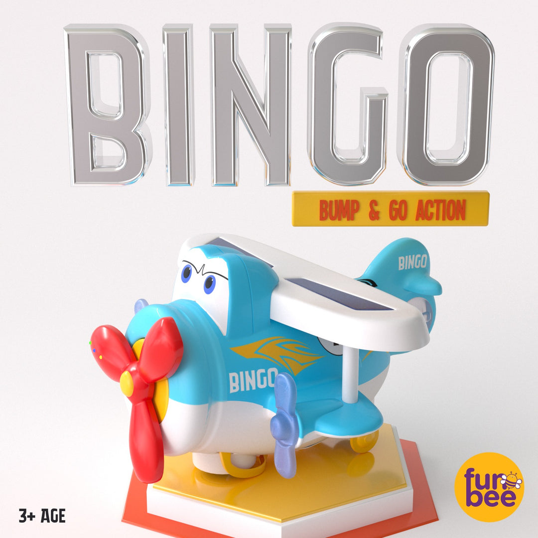 Bingo Airplane Toys - BPA Free, Aero Plane for Improving Aeronautical Knowledge of Children