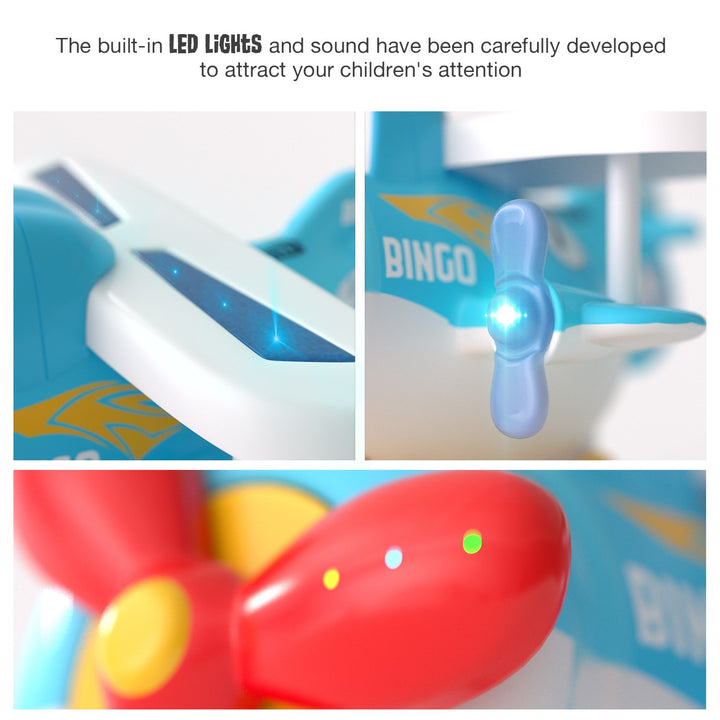 Bingo Airplane Toys - BPA Free, Aero Plane for Improving Aeronautical Knowledge of Children