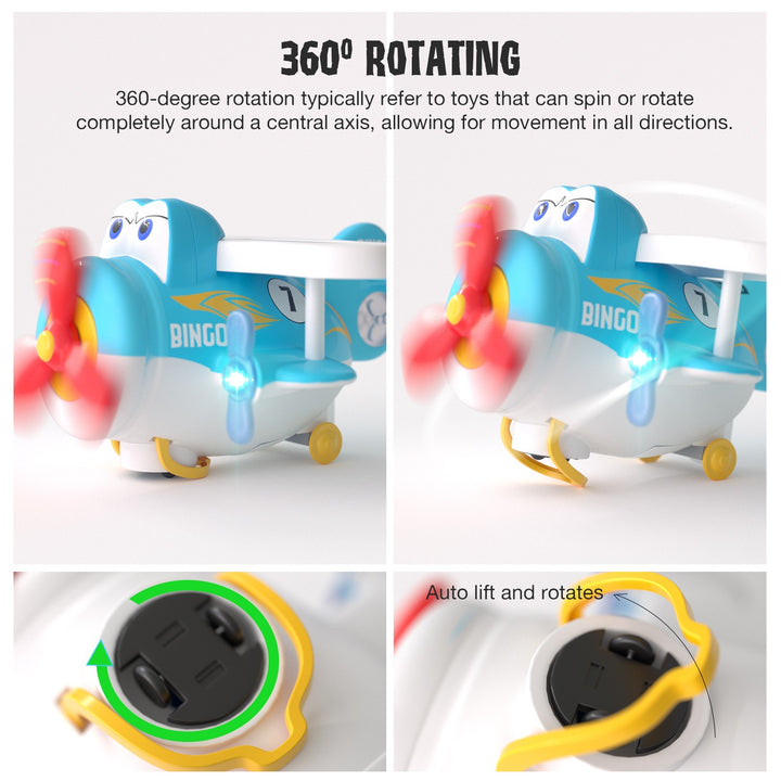 Bingo Airplane Toys - BPA Free, Aero Plane for Improving Aeronautical Knowledge of Children