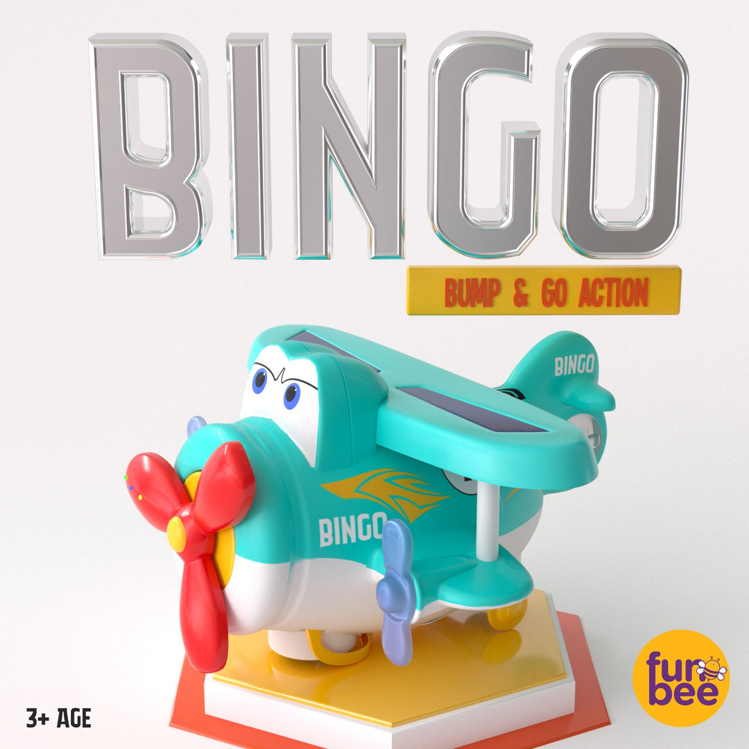 Bingo Airplane Toys - BPA Free, Aero Plane for Improving Aeronautical Knowledge of Children