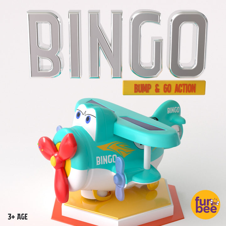 Bingo Airplane Toys - BPA Free, Aero Plane for Improving Aeronautical Knowledge of Children