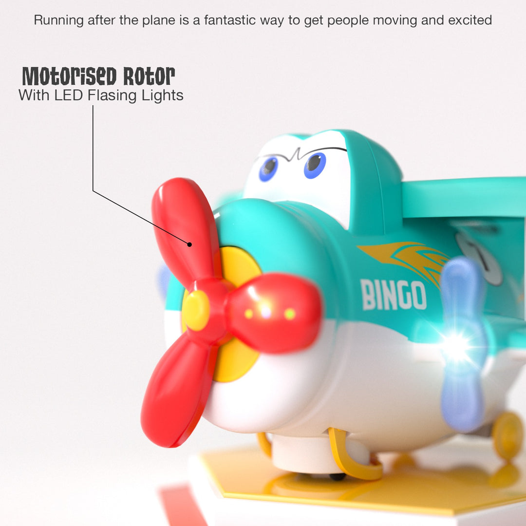 Bingo Airplane Toys - BPA Free, Aero Plane for Improving Aeronautical Knowledge of Children