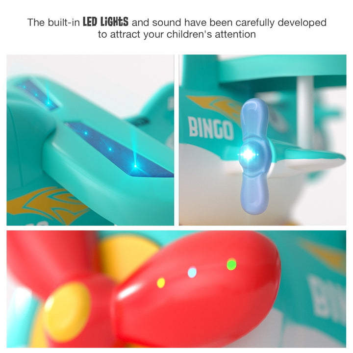 Bingo Airplane Toys - BPA Free, Aero Plane for Improving Aeronautical Knowledge of Children