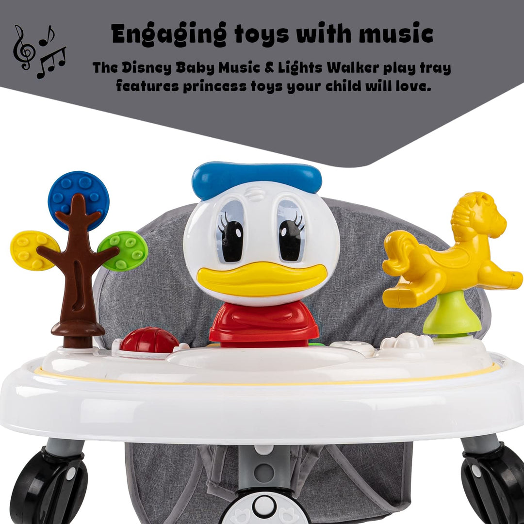 Kidzee Round Kids Walker with Foldable & 3 Height Adjustable | Walker for Baby