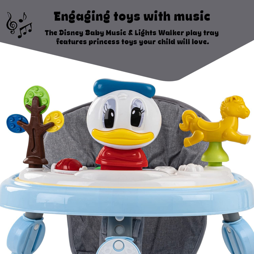 Kidzee Round Kids Walker with Foldable & 3 Height Adjustable | Walker for Baby