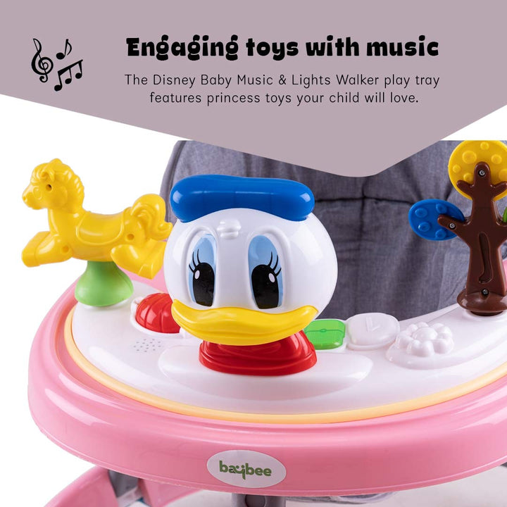 Kidzee Round Kids Walker with Foldable & 3 Height Adjustable | Walker for Baby