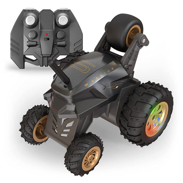 USB Rechargeable Remote Control Stunt Toy Car| Stunt 360 Rotating Rolling RC Car Gift for Boys and Girls Kids