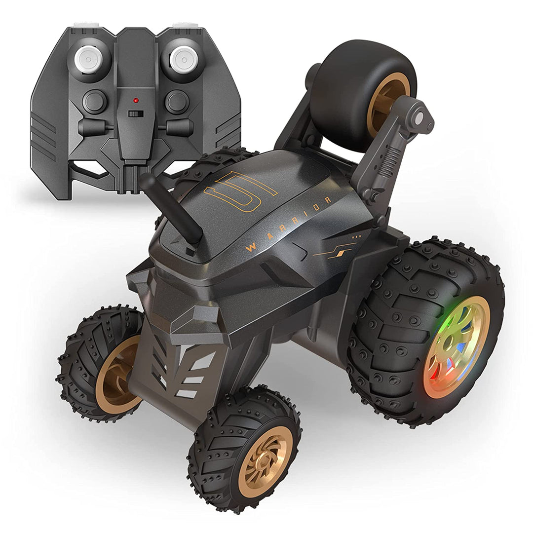 USB Rechargeable Remote Control Stunt Toy Car| Stunt 360 Rotating Rolling RC Car Gift for Boys and Girls Kids